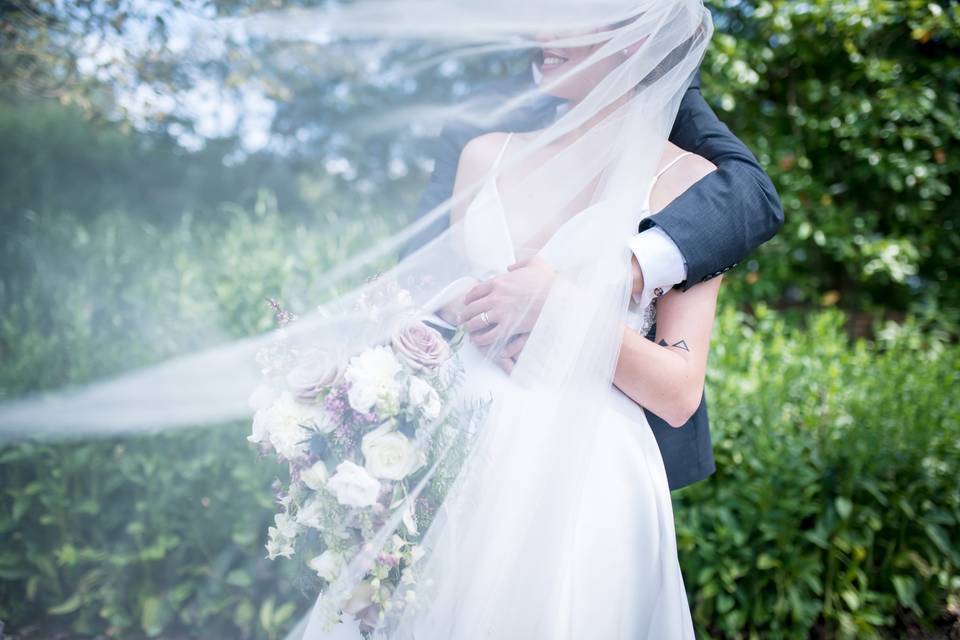 Veil and Flowers