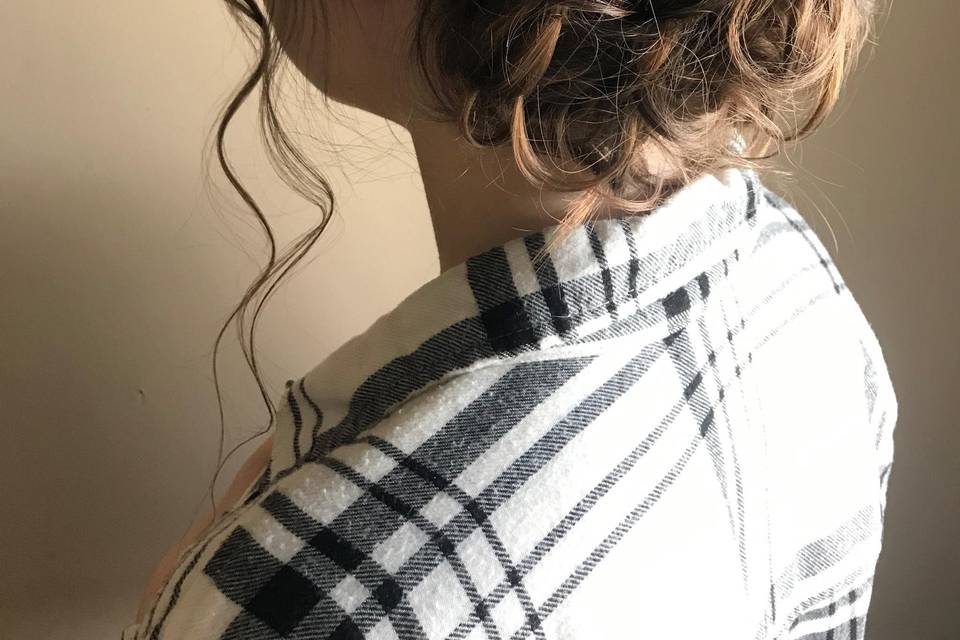 Soft updo