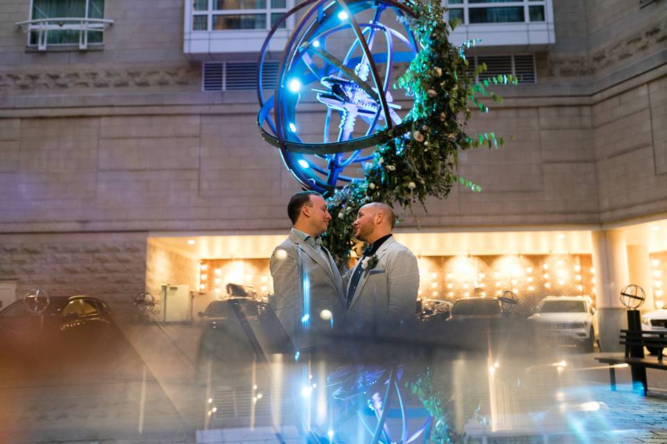 Armillary Photos at Night