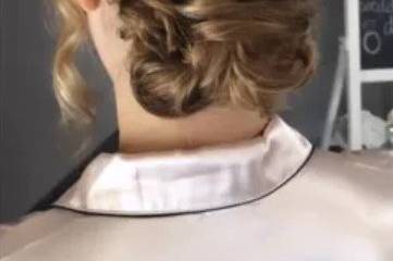 Curly up-do