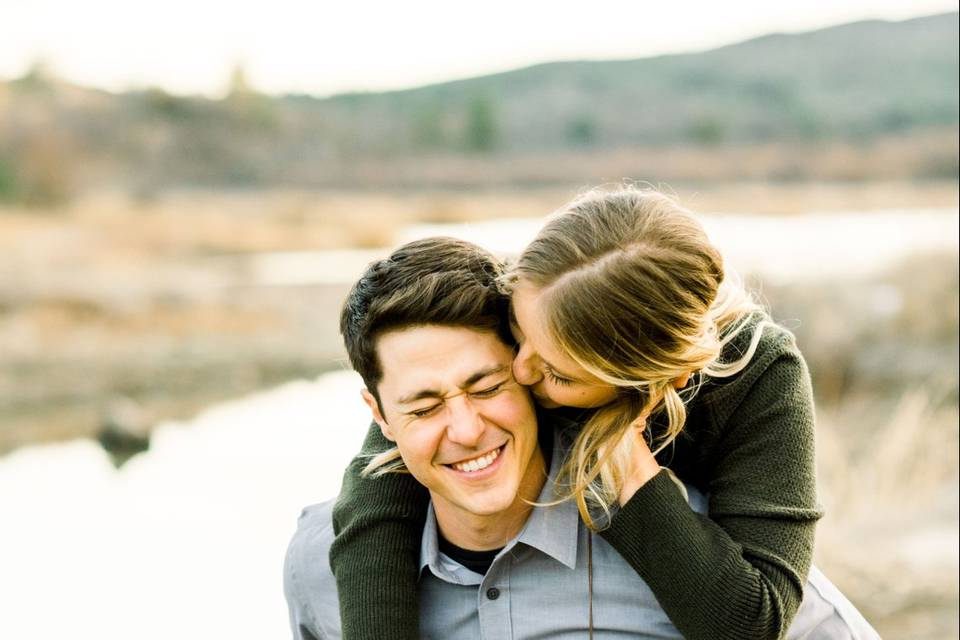 Engagement sesh in Julian, CA