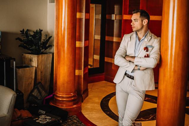 The dapper groom