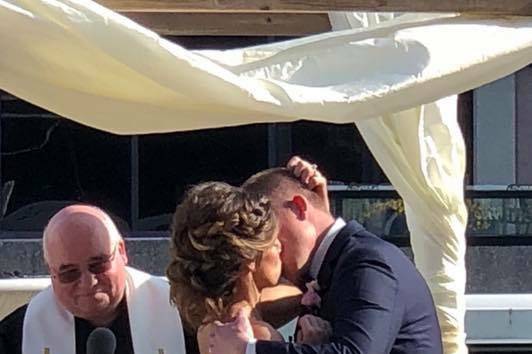 Wedding kiss