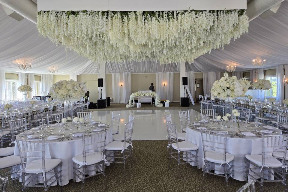 Ceiling Draping, Backdrops