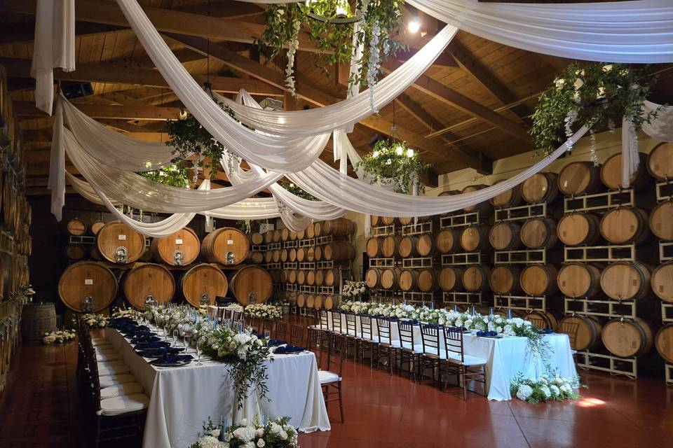 Ceiling Draping, Backdrops