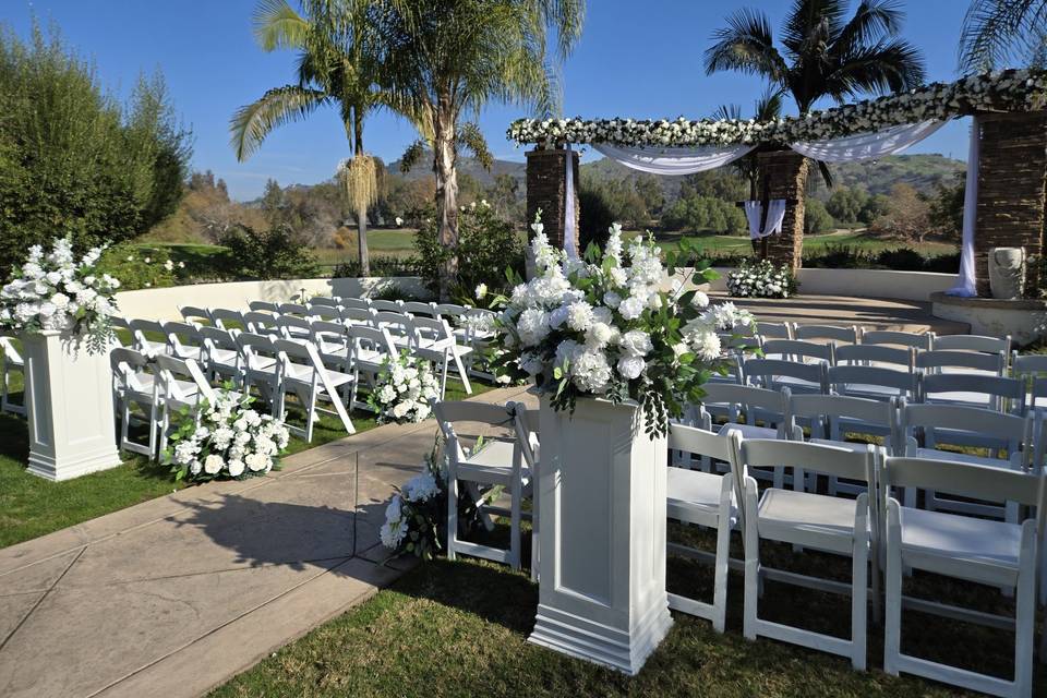 Ceremony - Draping, Flowers