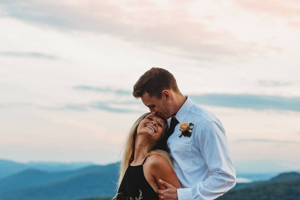 Moody mountain elopement