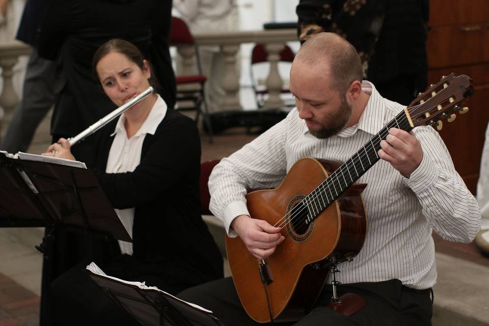 Flute and guitar