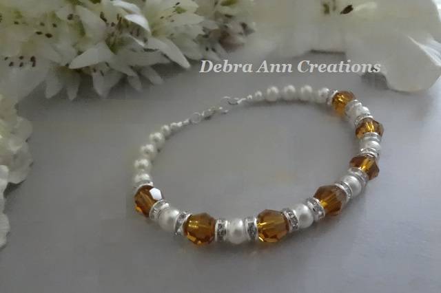 Pearl and Topaz Bracelet