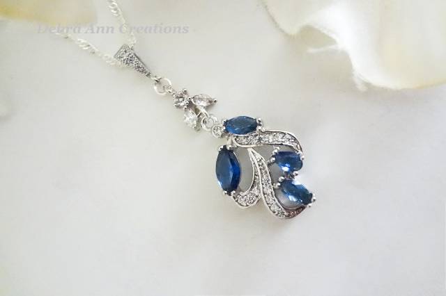 Sapphire Marquise Necklace