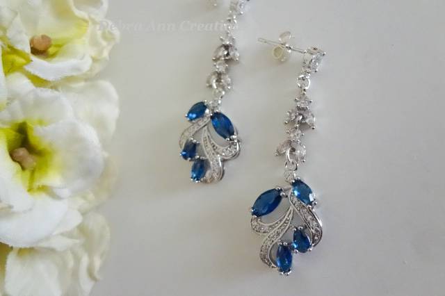 Sapphire Marquise Earrings