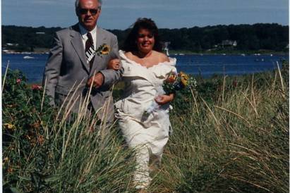 A beach wedding