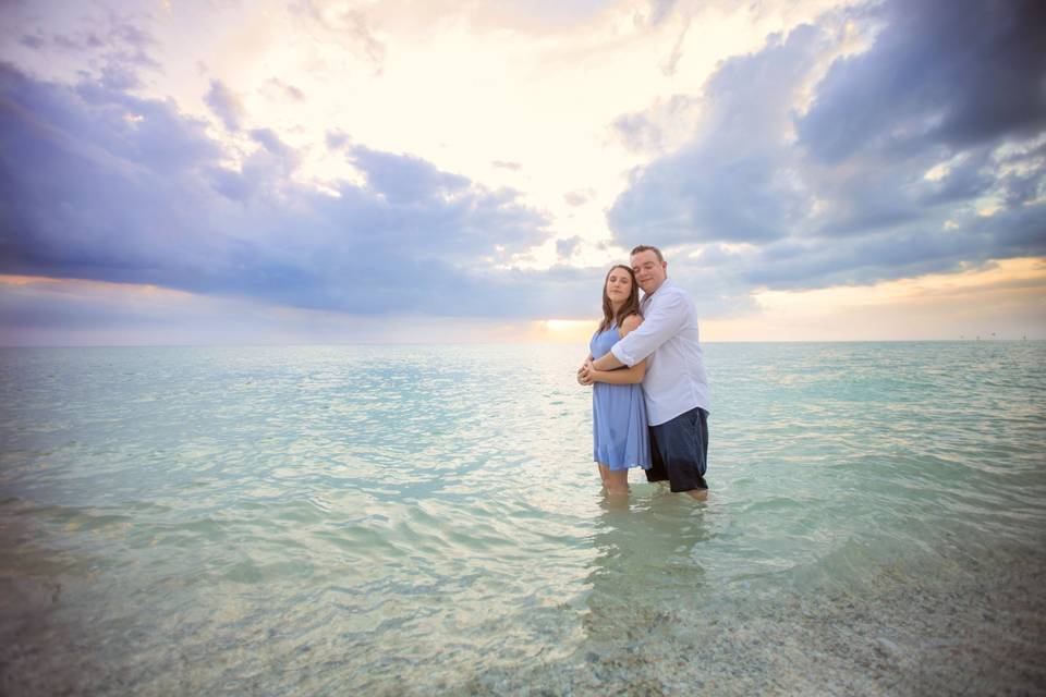 Ask me about a sunset engagement session when you book your wedding