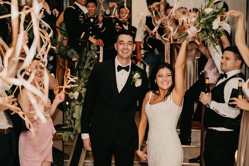 Couple on the staircase