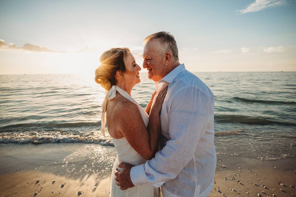 Eloping on the Beach Naples