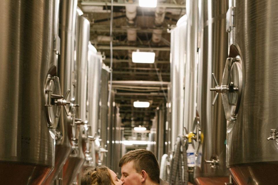 Pre wedding in HiWire brewery