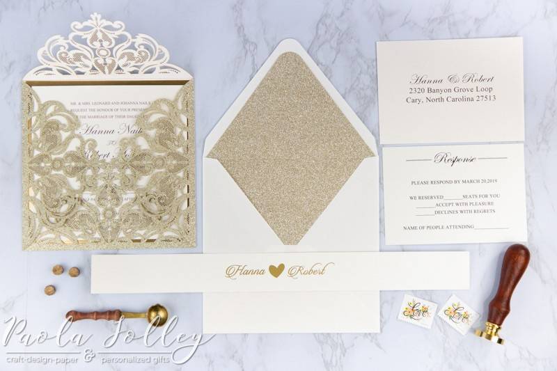 ELEGANT GLITTER PAPER LC