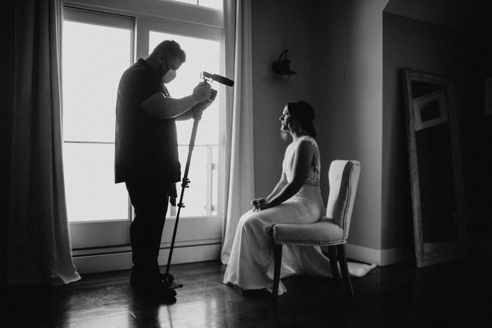 BTS with the Bride