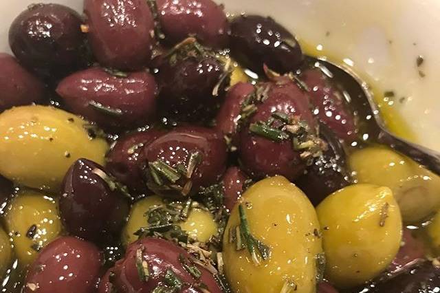 Olives with Rosemary
