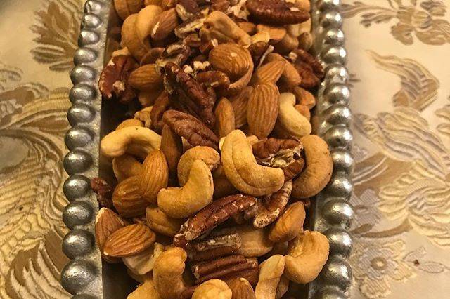 Warm Almonds, Cashews, Pecans