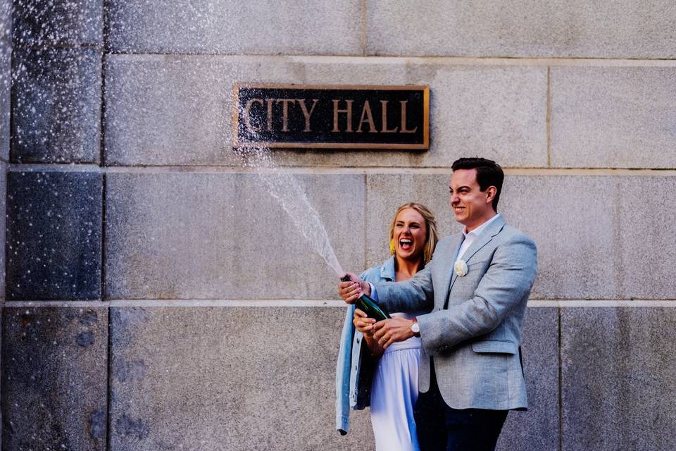 City Hall Elopement