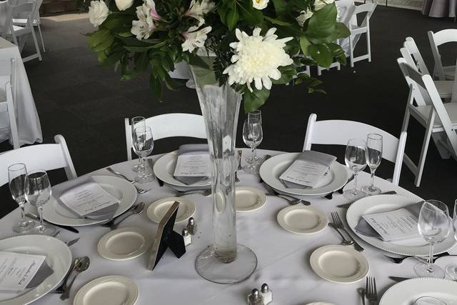White flowers