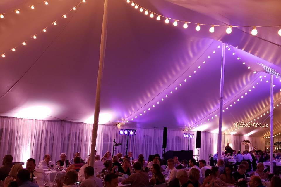 Tent wedding