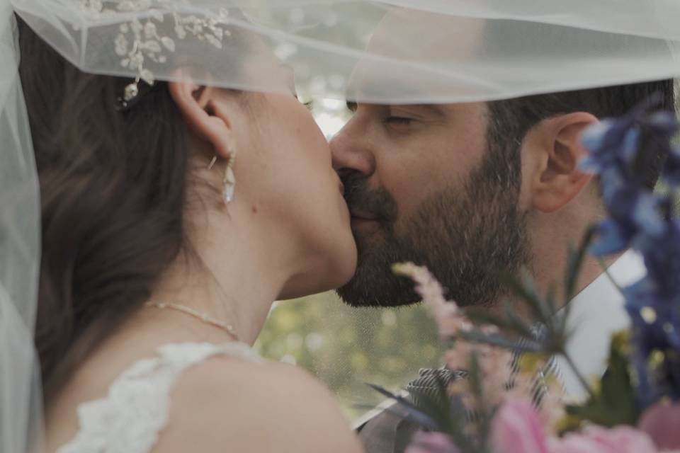A kiss under a veil, Rivion Weddings