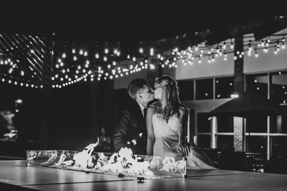 Last kiss of the evening