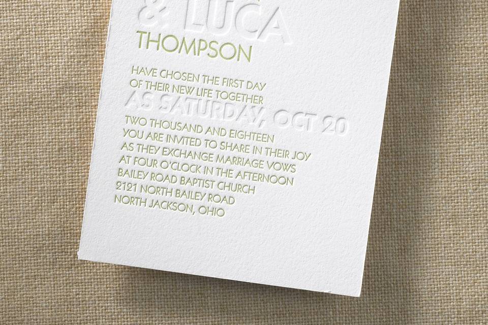 Unique Invitations by Deborah