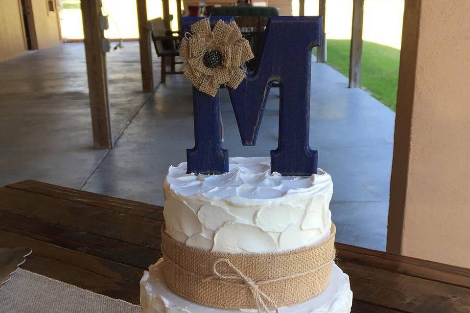 Buttercream wedding cake