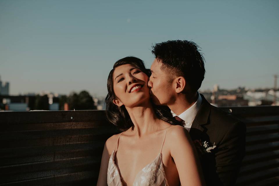 Rooftop wedding