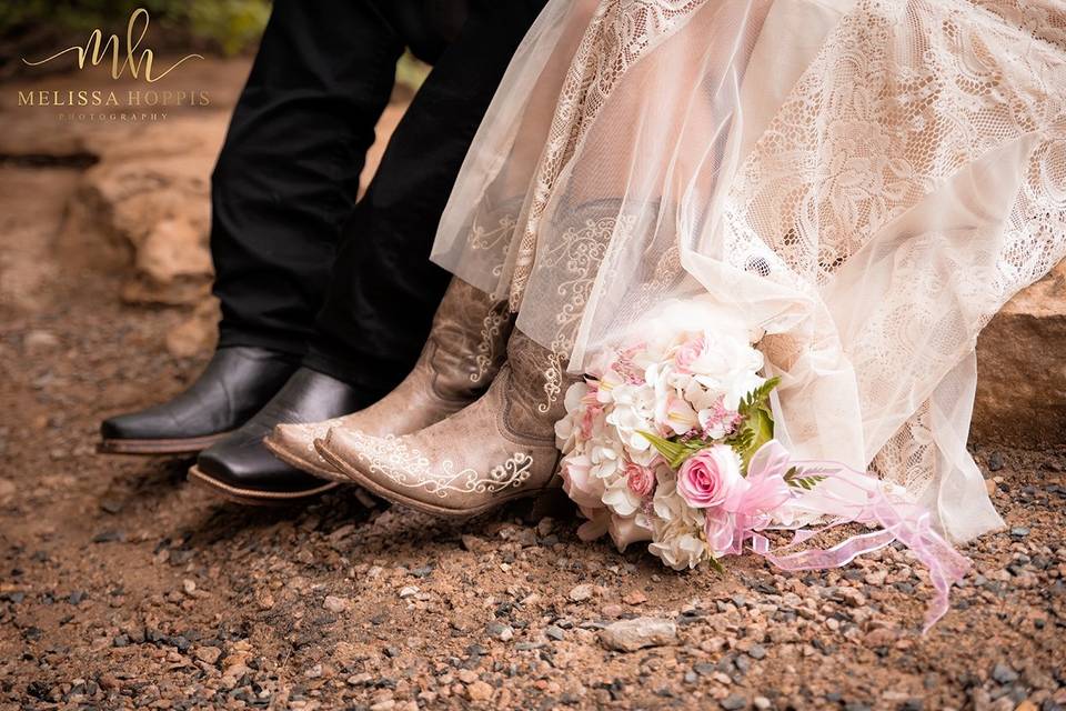 Matching boots