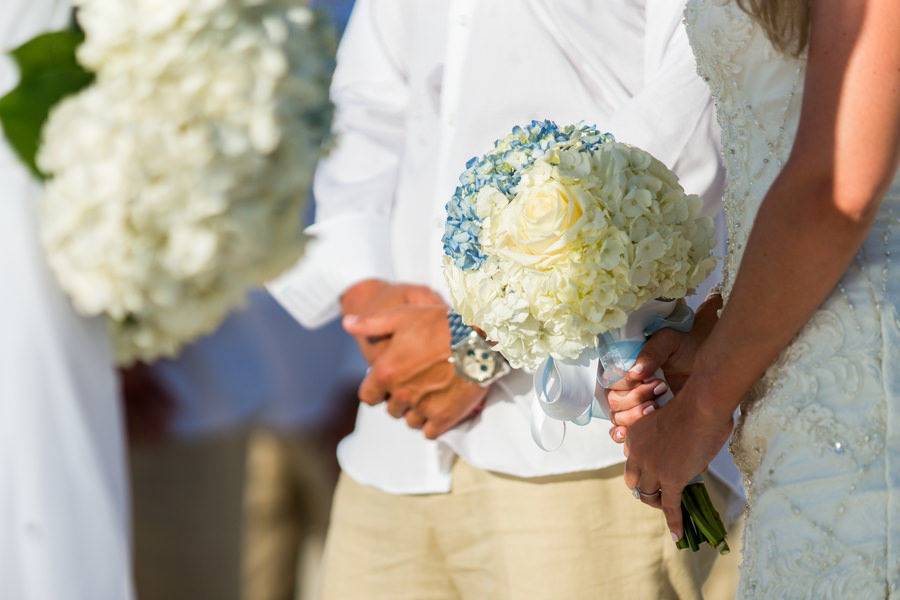 Bridal Bouquet with White Roses