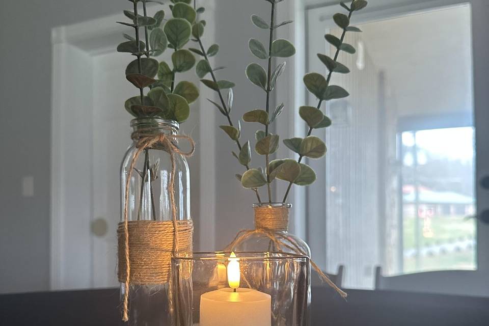 In house centerpieces