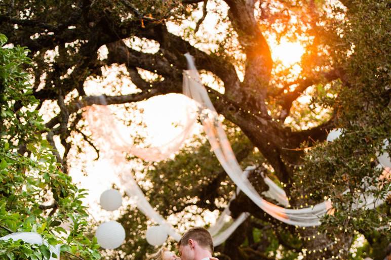 A Magical moment after their first dance