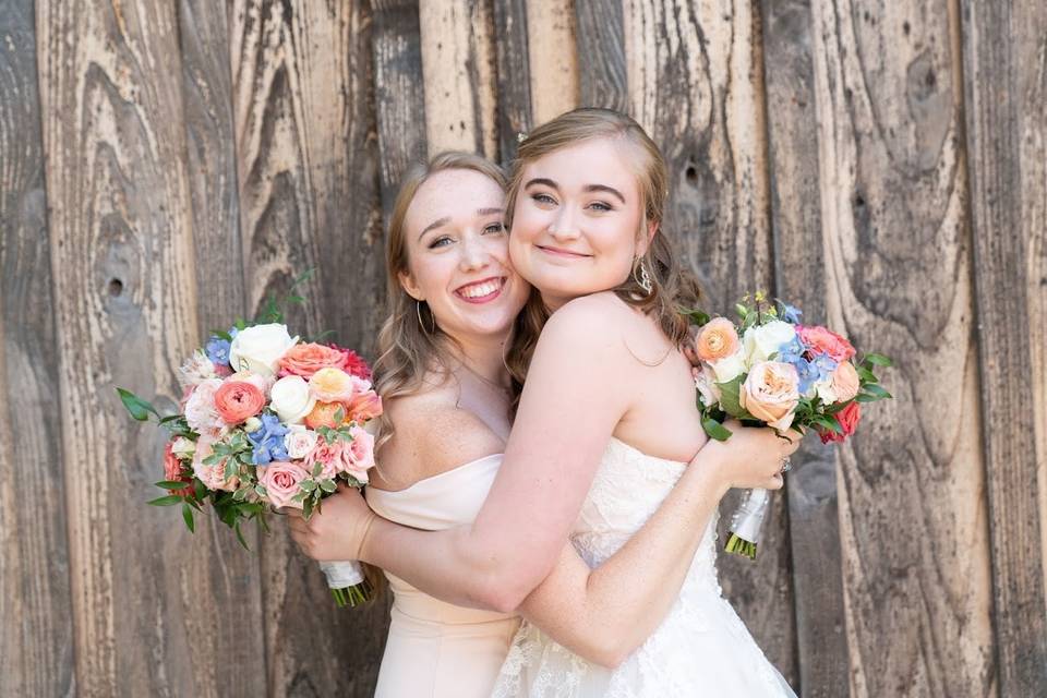 Colorful bouquets