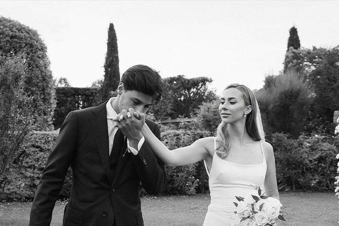 Christina wearing Louvienne