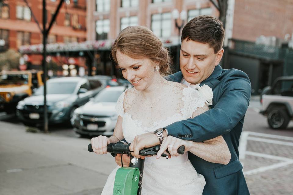 Scooter Wedding Pics