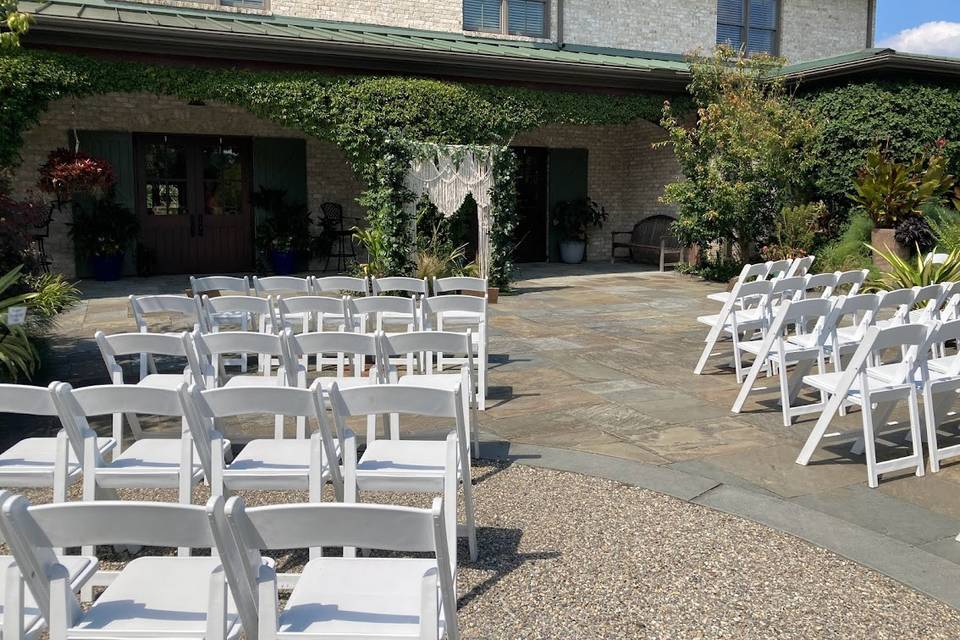 Patio Terrace Ceremony