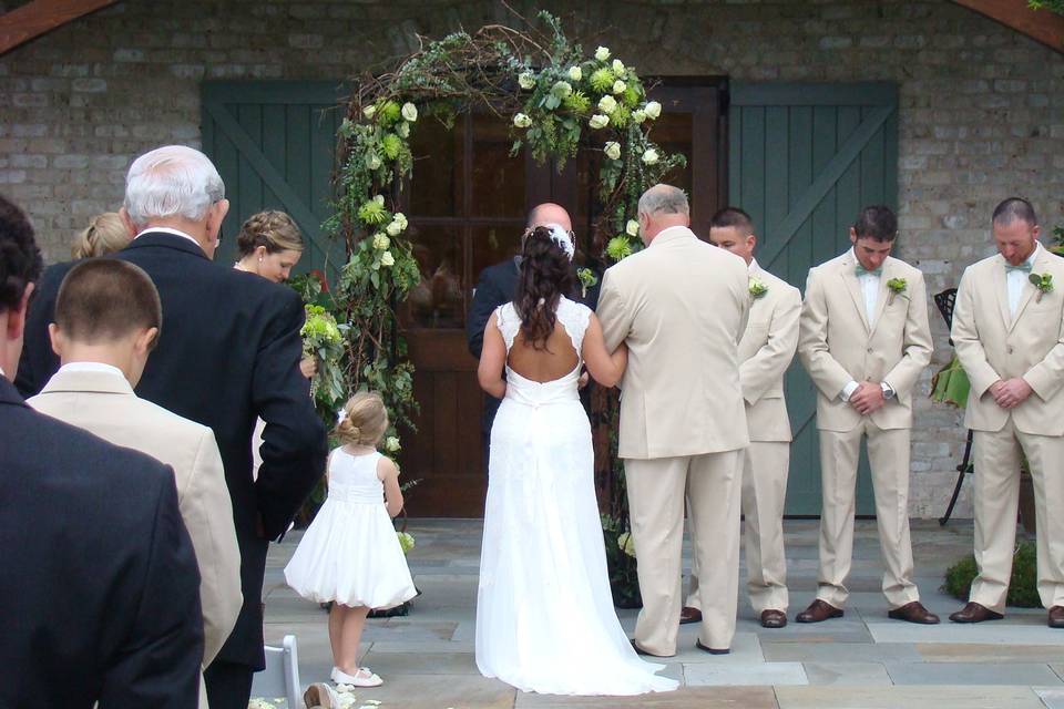 Patio Terrace Ceremony