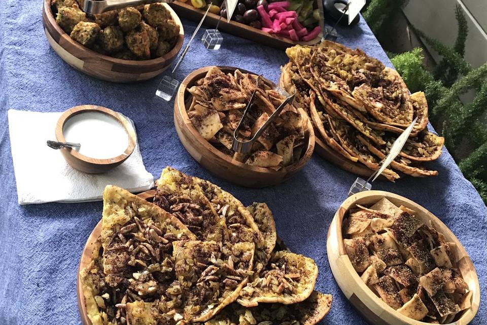 Appetizer buffet