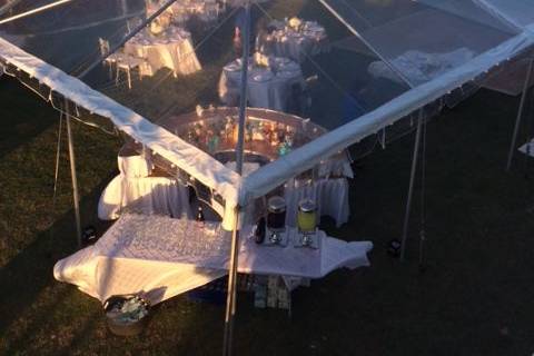 CLEAR TOP TENT 40 X 80