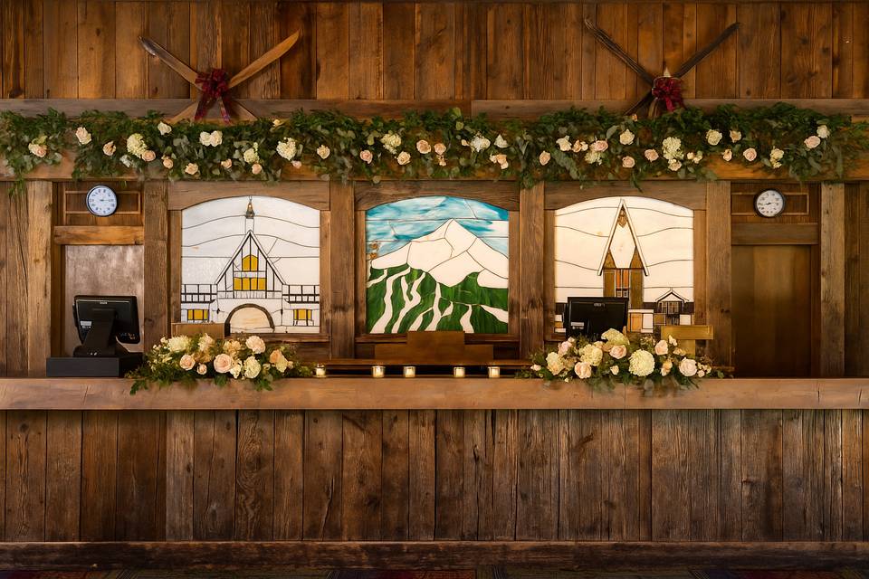 Bar with Floral