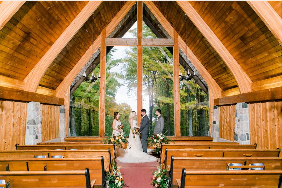 Inside chapel