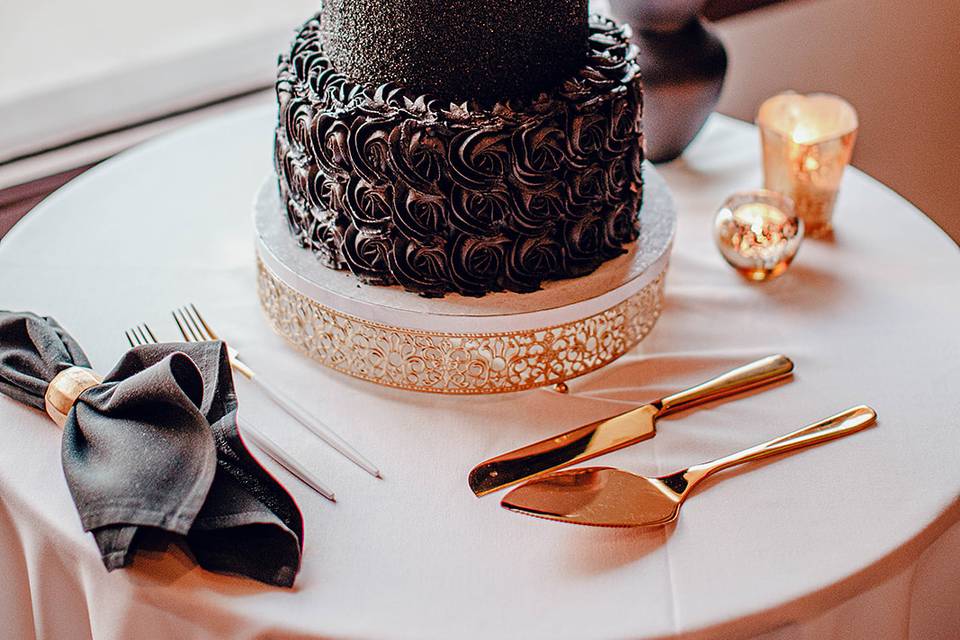 All black cake