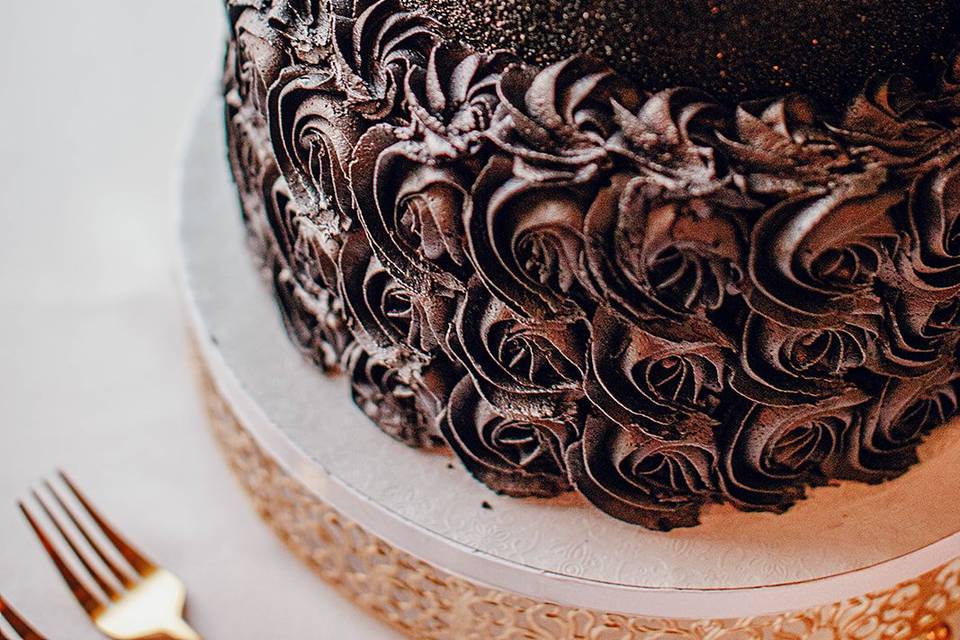 All black cake