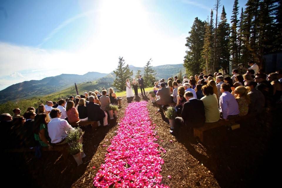 Cushing's Cabin wedding