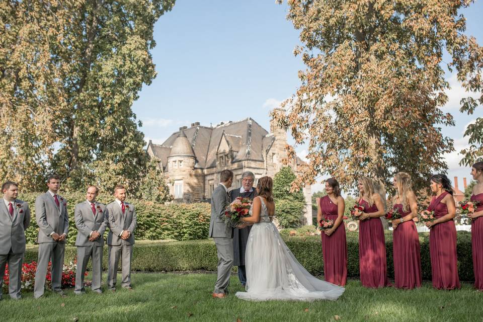 Garden Wedding Ceremony