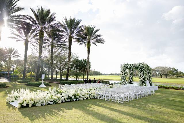 Ceremony facing Golf